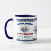 私はニワトリが大好き マグカップ (左)