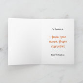 私はニンジン豚バレンタインよりも愛している カード (内部)