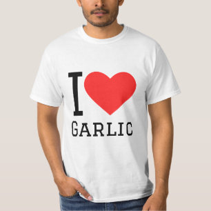 私はニンニクが大好きだ Tシャツ