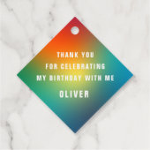 私はヌメリのレインボーのヌメリの塊が大好き フェイバータグ (裏面)