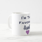 私はネイビーお気に入りのブ&パープルマグカップ コーヒーマグカップ (正面左)