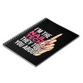 私はネイルアーティストです ノートブック (左側)