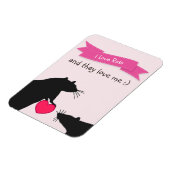 私はネズミが大好きで、彼らは私を愛している マグネット (左側)