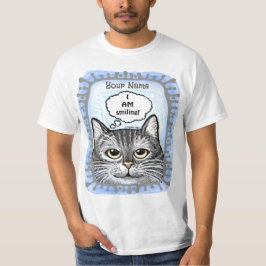 私はネズミの猫Tシャツを微笑んでいる Tシャツ