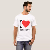 私はネローニが大好き Tシャツ (正面フル)