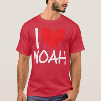 私はノアの名前パーソナライズされた男性ガイBFF友人H愛 Tシャツ