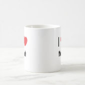 私はノアを愛している コーヒーマグカップ (中央)