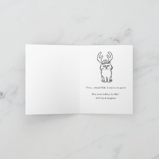 私はノスタルジックなサイズになろうとした シーズンカード (内部)