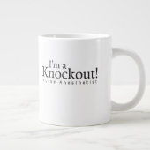 私はノックアウトの麻酔科ナースのマグだ ジャンボコーヒーマグカップ (右)