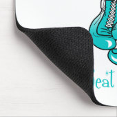 私はノックアウトIビート子宮頸がん マウスパッド (コーナー)