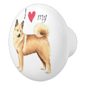 私はノルウェーのブフンドが大好き セラミックノブ (右)