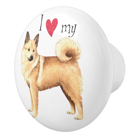 私はノルウェーのブフンドが大好き セラミックノブ (右)