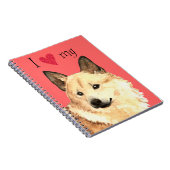 私はノルウェーのブフンドが大好き ノートブック (右側)