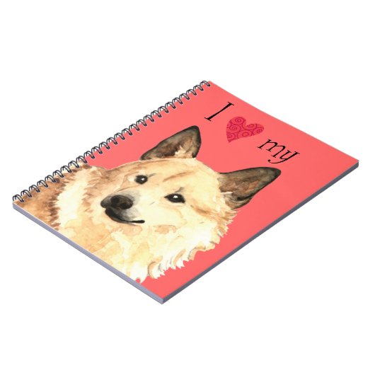 私はノルウェーのブフンドが大好き ノートブック (左側)