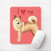 私はノルウェーのブフンドが大好き マウスパッド (マウス)