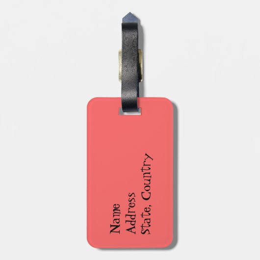 私はノルウェーのブフンドが大好き ラゲッジタグ (裏面縦)