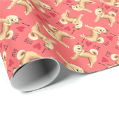 私はノルウェーのブフンドが大好き ラッピングペーパー (ロールコーナー)