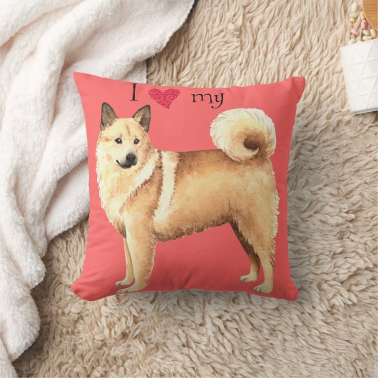 私はノルウェー語のバウンドが好きです クッション (ブランケット)