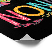 私はノンナサンフラワーシャツと呼ばれるのが大好き ポスター (角)