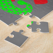 私はノンナ小妖精や小人シャツクリスマスファミリー小妖精や小人コスチュウ ジグソーパズル (側面)