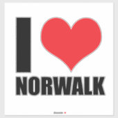 私はノーウォークが大好き シール (シート)