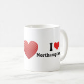 私はノーサンプトン、MAを愛します コーヒーマグカップ (正面右)
