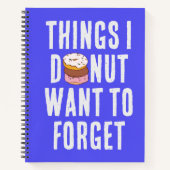 私はノートを忘れ引用文したい ノートブック (正面)