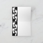 私はノートカードをベビーに歩く カード (内部)