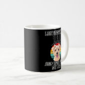 私はノーフォーク走テリアをつる&Wしたい コーヒーマグカップ (正面右)