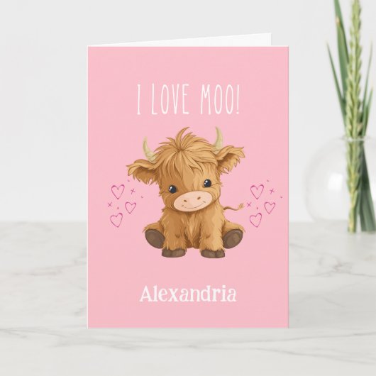 私はハイランドモーカウバレンタインが大好き シーズンカード (正面)