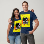 私はハウスミュージックが大好きだ Tシャツ (ユニセックス)