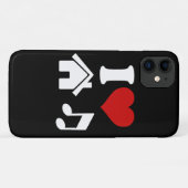 私はハウスミュージックが大好き Case-Mate iPhoneケース (裏面(横))