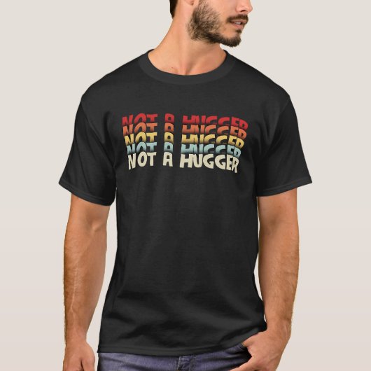 私はハガサボテンのアンチの抱き込みではない Tシャツ (正面)