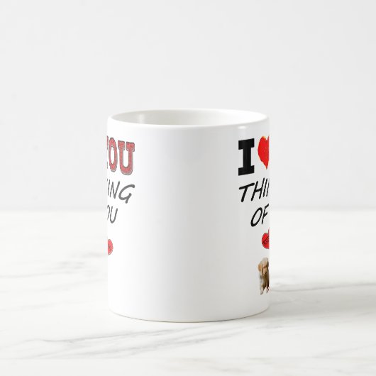 私はハグと考えキスであなたを愛している コーヒーマグカップ (中央)