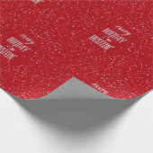 私はハスリンのクリスマスの休日 ラッピングペーパー (角)