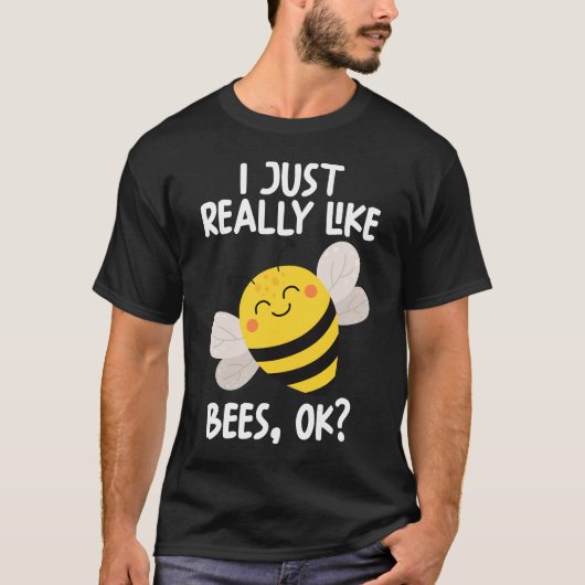 私はハチが大好き Tシャツ (正面)