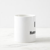 私はハチドリが大好きです コーヒーマグカップ (中央)