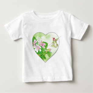 私はハチドリ、鳥のコレクションを愛します ベビーTシャツ