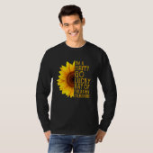 私はハッピーゴーラッキーな日差し太陽の光 Tシャツ (正面フル)