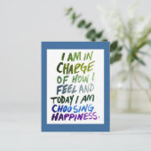 私はハッピーポストカードの感じ担当である ポストカード (スタンド正面)