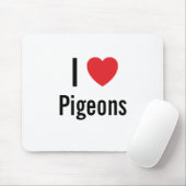 私はハトが大好き マウスパッド (マウス)