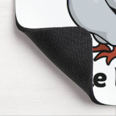 私はハトを好みます マウスパッド (コーナー)