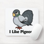 私はハトを好みます マウスパッド (マウス)