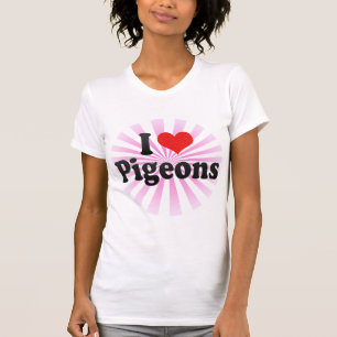 私はハトを愛します Tシャツ