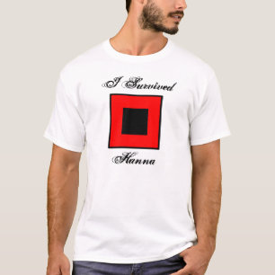 私はハナのTシャツを-前部及び背部生き延びました Tシャツ
