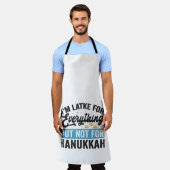 私はハヌカーのためではなく全てのためにラッチしている エプロン (着用した状態)