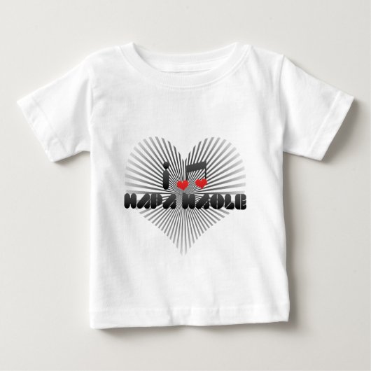 私はハパホールが大好き ベビーTシャツ (正面)