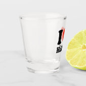 私はハビーが大好きだ。 ショットグラス (左)