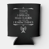 私はハムラジオを操作し、私は知っている 缶クーラー (正面)