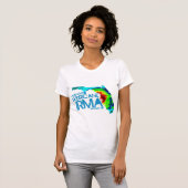 私はハリケーンのイルマの女性のTシャツを生き延びました Tシャツ (正面フル)